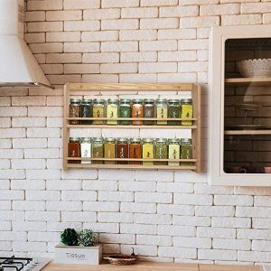 Bamboo Kitchen Spice Rack - HY1640