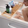 Bamboo Luxury Bathtub Caddy and Tray - HY2102