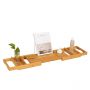 Bamboo Luxury Bathtub Caddy and Tray - HY2105