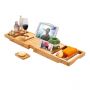 Bamboo Luxury Bathtub Caddy and Tray - HY2127