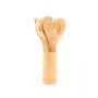 Bamboo Organic Cooking & Serving Utensil 6 Piece Set - ZM3510C
