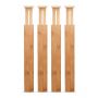 Bamboo Pack Of 4 Kitchen Multifunctional Organiser