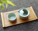 Bamboo Tea Set Serving Tray - 10.7*5.1*0.6 cm - ZM2503