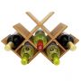 Bamboo Wine Rack 8-bottles - 16.9*6.7*11.8 cm - HY1833