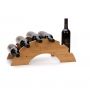 Bamboo Wooden Bridge Style DIY Wine Rack - HY1819