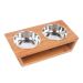 Bamboo Wooden Pet Food Tray - 35*18*9 cm - HY5101