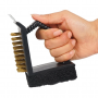 Barbecue grill cleaning wire brush