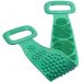 bath silicone towel doubble side - green size:L box packing