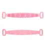bath silicone towel doubble side - pink size:L box packing