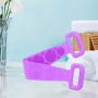 bath silicone towel doubble side - purple size:L box packing