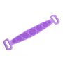 bath silicone towel doubble side - purple size:L box packing