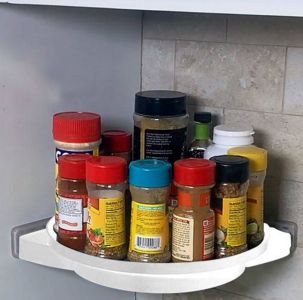 Bathroom Rotating Shelf