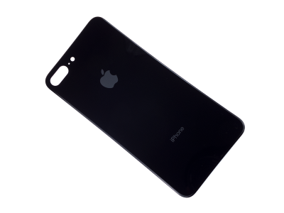 HF-857 - Battery cover (only glass) iPhone 8 Plus - black