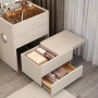 Bedroom bedside dressing table 50cm - White