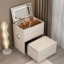 Bedroom bedside dressing table 50cm - White