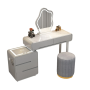 Bedroom dressing table 80cm- JH11- Grey