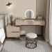 Bedroom dressing table 80cm- RL-01- Khaki grey