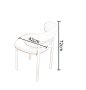 Bedroom dressing table 80cm-T08-grey