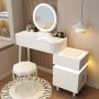 Bedroom dressing table 80cm-W15-white