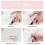 Bedsheet position holder clamp - pink