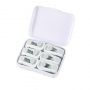 Bedsheet position holder clamp - white