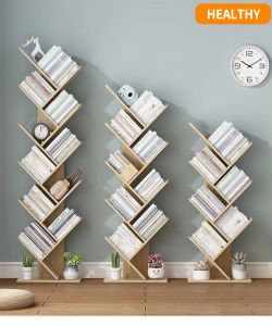 Biblioteczka, regał na książki w kształcie drzewa 9-poziomowy