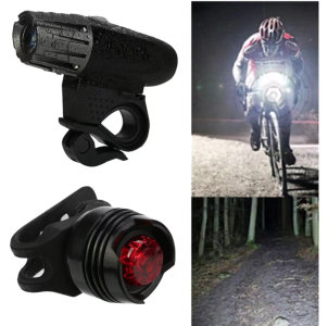 Bicycle front and tail light usb rechargeable