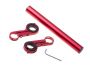 Bicycle handlebar extension - red