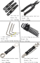 Bicycle Tools - YC-721 - 22 PCS