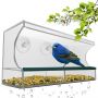 Bird feeder- transparent (30*10*14cm)