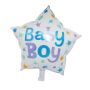 Birthday party balloon set 1-year-old boy - gold-white & blue