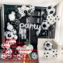 Birthday party balloon set Chain Set - football 67pcs