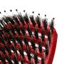 Boar Bristle Hair Brush - Red