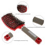 Boar Bristle Hair Brush - Red