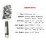 Boar Bristle Hair Brush - White