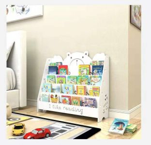 Bookshelf - WHITE (Medium Size 100x32x90 cm)