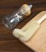 Bottle washing brush with wooden handle--28*7cm