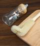 Bottle washing brush with wooden handle--28*7cm
