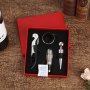 Bottle wine opener 4pcs/set - red