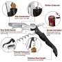Bottle wine opener 4pcs/set - red