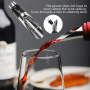 Bottle wine opener 4pcs/set - red