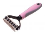 Brush for pet comb - pink
