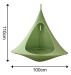 Cacoon outdoor tourism camping tree janging hammock 100*110cm green