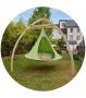 Cacoon outdoor tourism camping tree janging hammock 100*110cm green