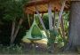 Cacoon outdoor tourism camping tree janging hammock 150*150cm green