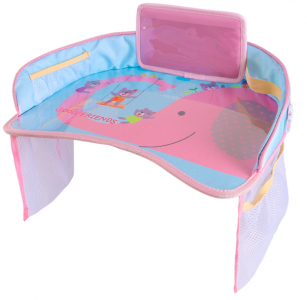 Car Portable table for children - pink elephant