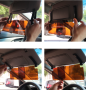 car visor - Light-proof eyepiece shade mirror