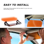 car visor - Light-proof eyepiece shade mirror