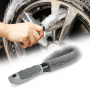 Car wheel cleaning brush