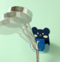 cartoon sticker hook- Blue